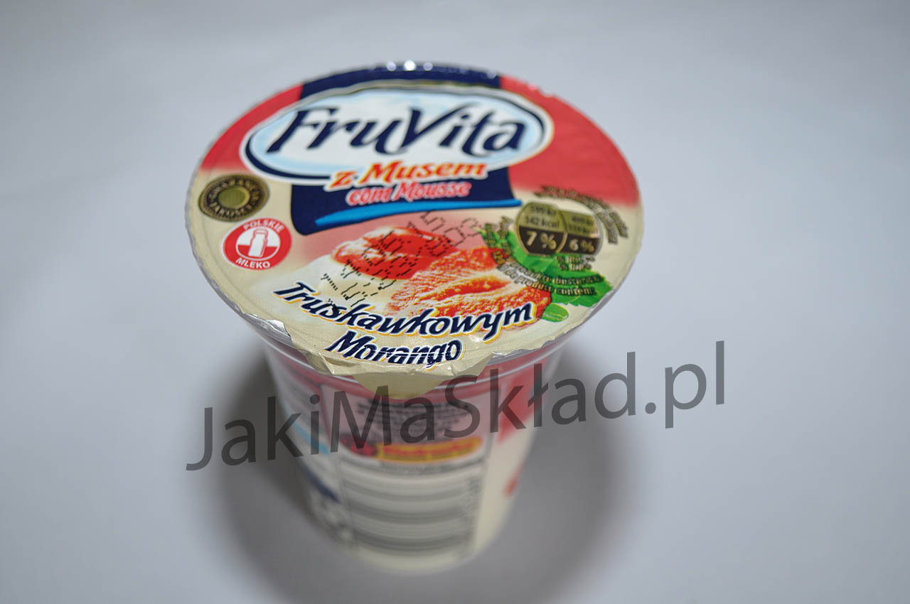 Jogurt FruVita z musem truskawkowym