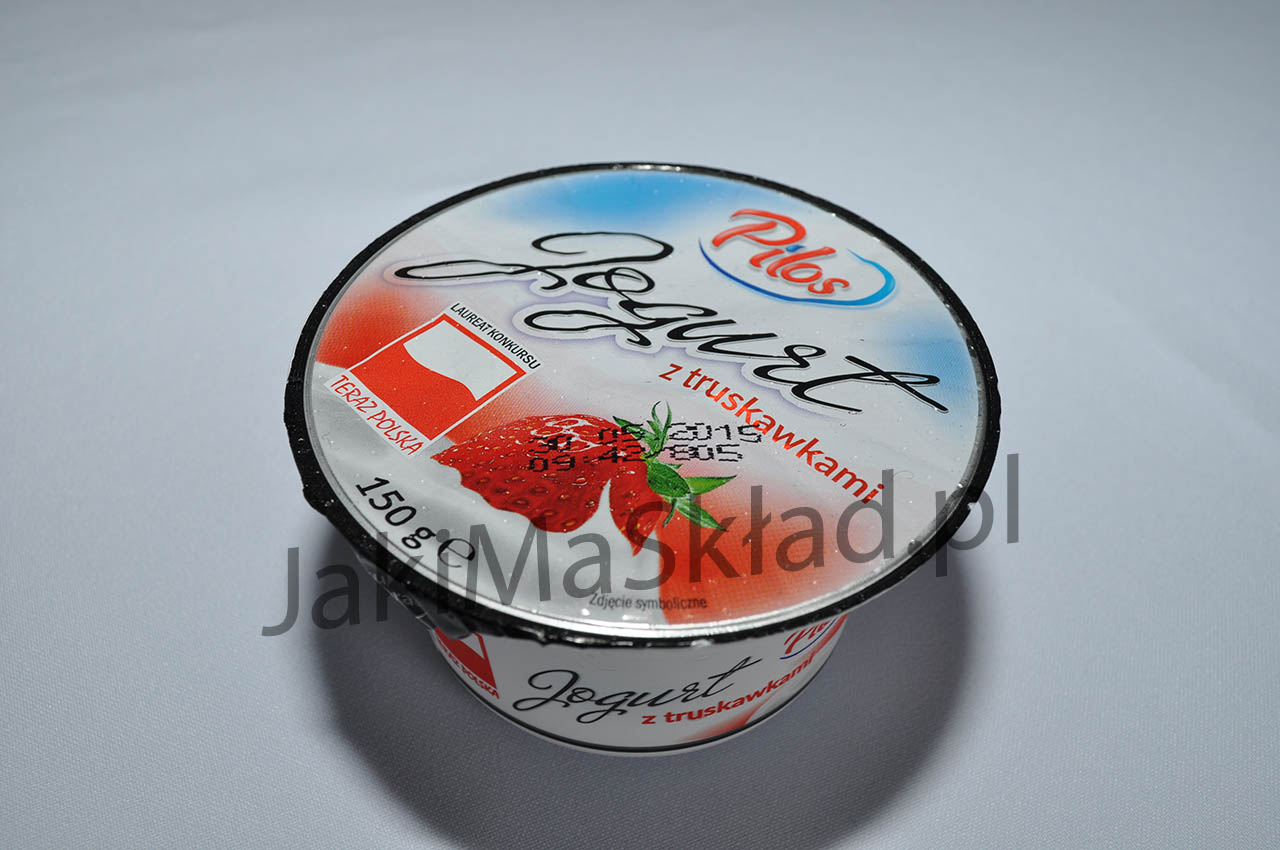 Jogurt z truskawkami Pilos