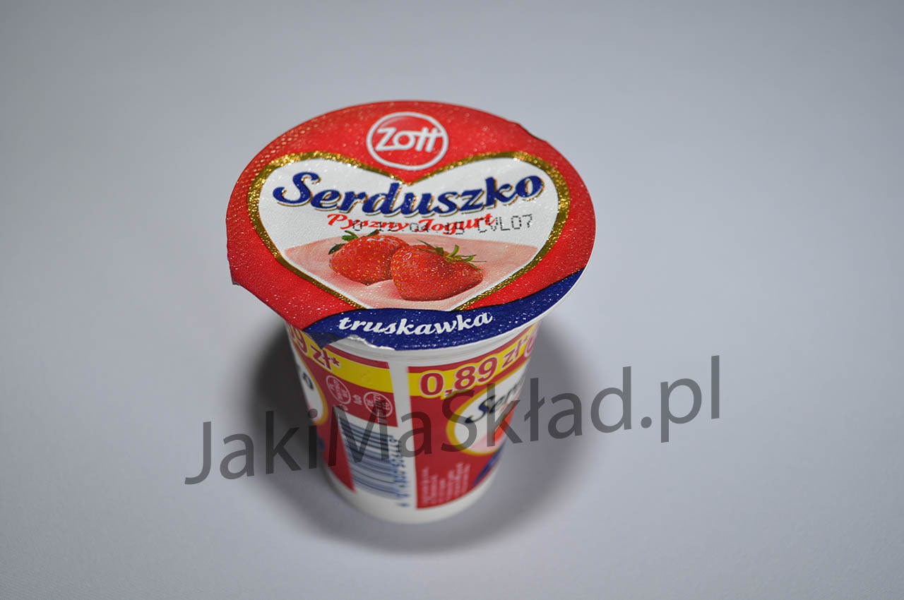 Jogurt Zott Serduszko Truskawka