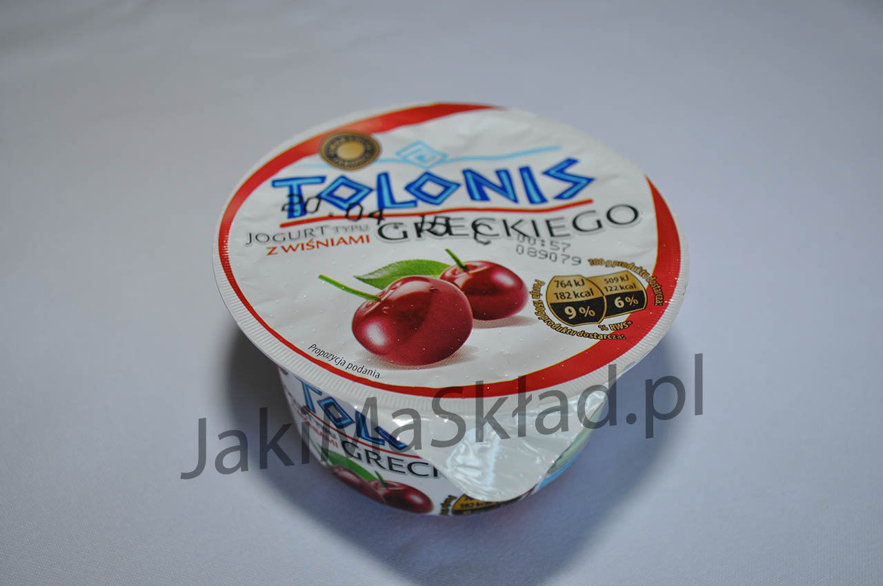Tolonis jogurt typu greckiego z wiśniami