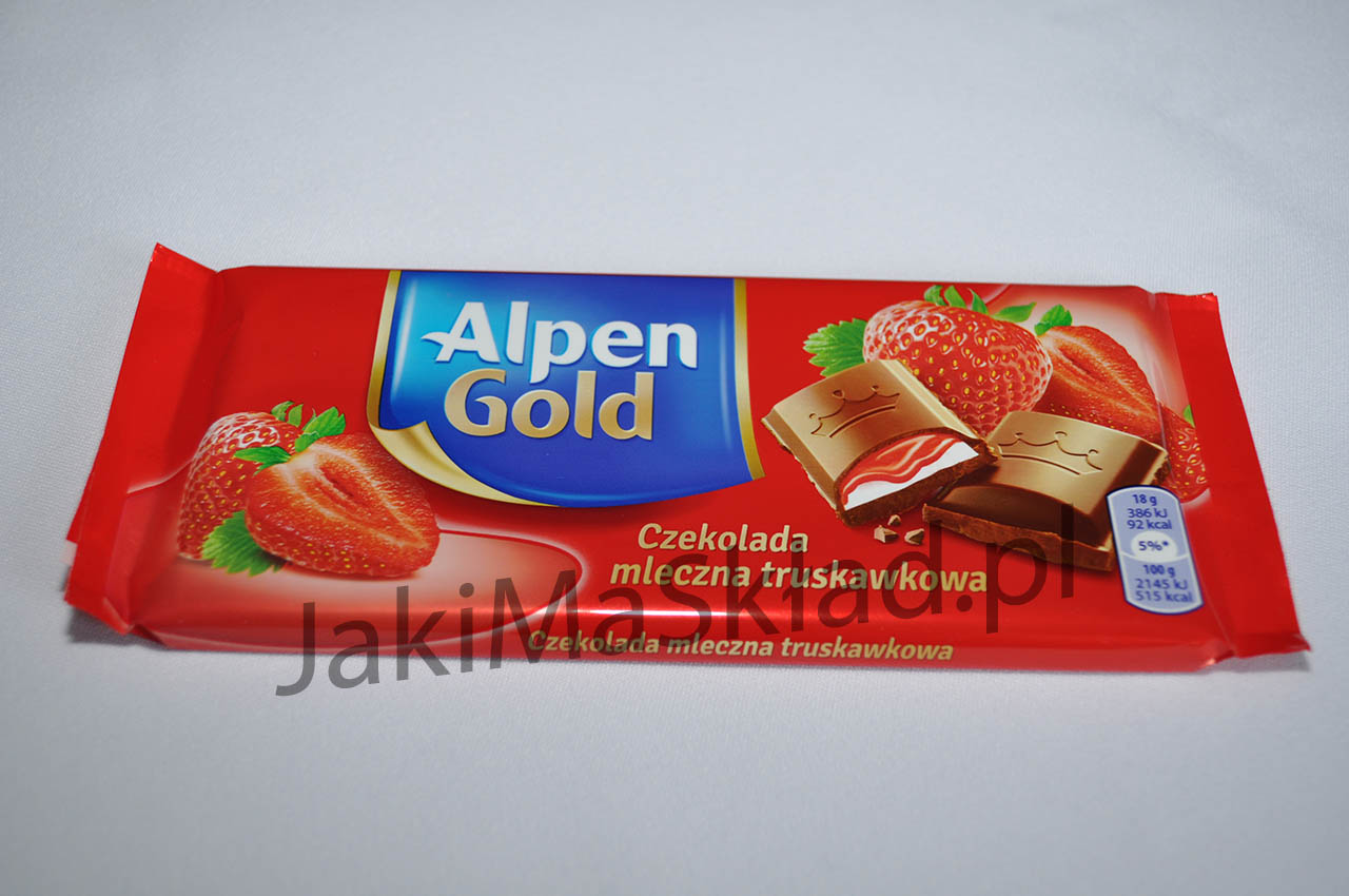 Alpen Gold czekolada truskawkowa