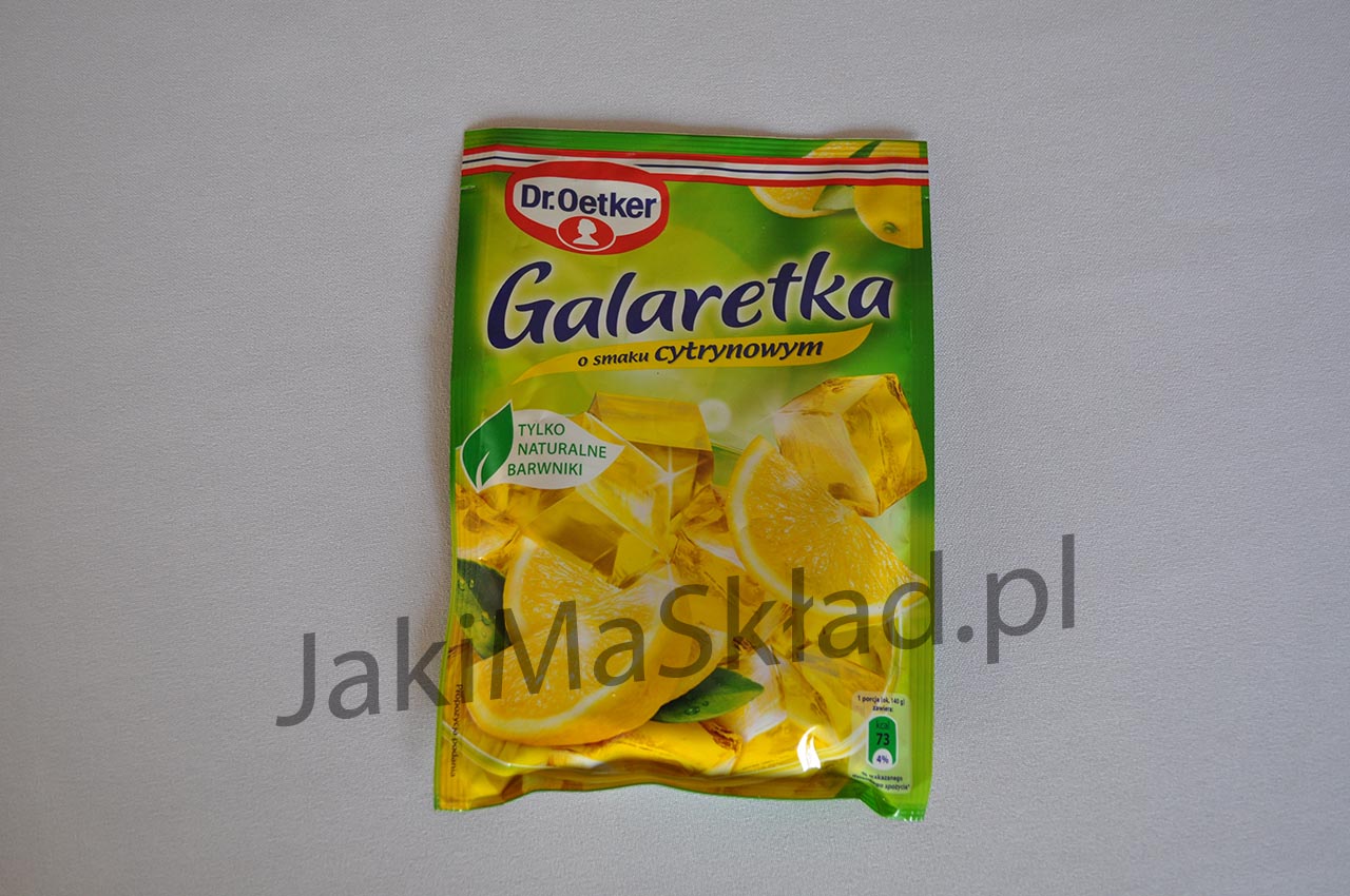 Dr.Oetker Galaretka o smaku cytrynowym